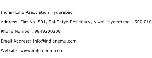 Indian Emu Association Hyderabad Address Contact Number