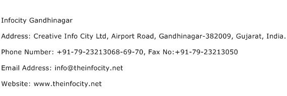 Infocity Gandhinagar Address Contact Number