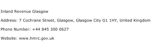 Inland Revenue Glasgow Address Contact Number