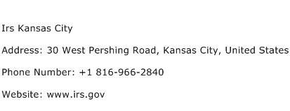 Irs Kansas City Address Contact Number