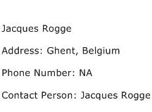 Jacques Rogge Address Contact Number