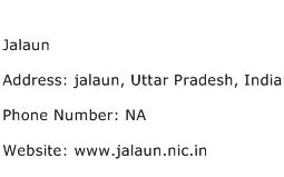 Jalaun Address Contact Number