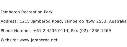 Jamberoo Recreation Park Address Contact Number