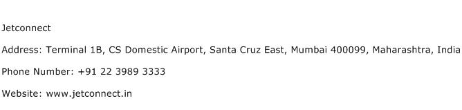 Jetconnect Address Contact Number