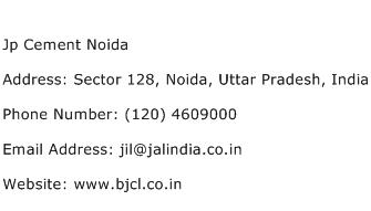 Jp Cement Noida Address Contact Number