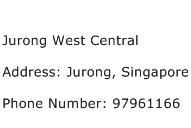 Jurong West Central Address Contact Number