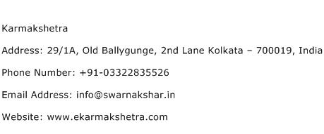 Karmakshetra Address Contact Number