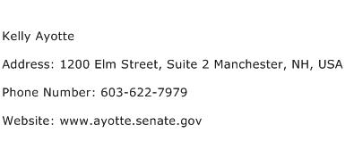 Kelly Ayotte Address Contact Number