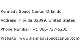 Kennedy Space Center Orlando Address Contact Number
