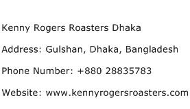 Kenny Rogers Roasters Dhaka Address Contact Number