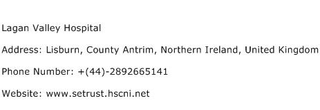 Lagan Valley Hospital Address Contact Number