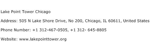 Lake Point Tower Chicago Address Contact Number