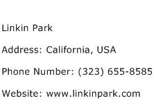 Linkin Park Address Contact Number
