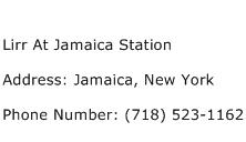 Lirr At Jamaica Station Address Contact Number