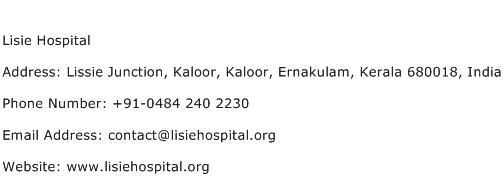 Lisie Hospital Address Contact Number