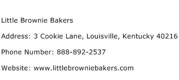 Little Brownie Bakers Address Contact Number