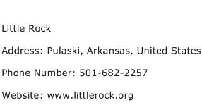 Little Rock Address Contact Number