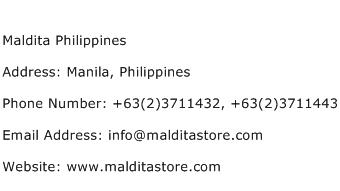 Maldita Philippines Address Contact Number