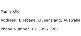 Manly Qld Address Contact Number