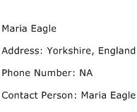Maria Eagle Address Contact Number