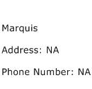 Marquis Address Contact Number