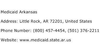 Medicaid Arkansas Address Contact Number