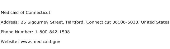 Medicaid of Connecticut Address Contact Number