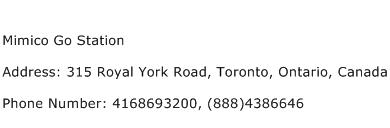 Mimico Go Station Address Contact Number