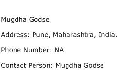 Mugdha Godse Address Contact Number