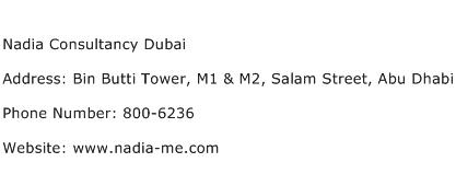 Nadia Consultancy Dubai Address Contact Number