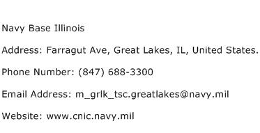 Navy Base Illinois Address Contact Number
