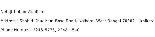 Netaji Indoor Stadium Address Contact Number