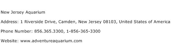 New Jersey Aquarium Address Contact Number
