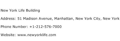 New York Life Building Address Contact Number