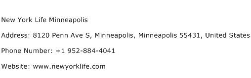 New York Life Minneapolis Address Contact Number