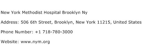 New York Methodist Hospital Brooklyn Ny Address Contact Number