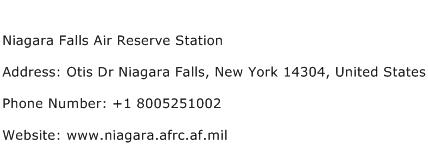 Niagara Falls Air Reserve Station Address Contact Number