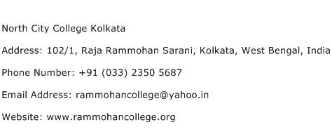 North City College Kolkata Address Contact Number