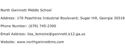 North Gwinnett Middle School Address Contact Number