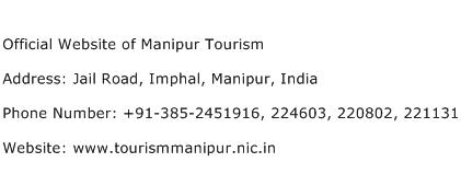 Official Website of Manipur Tourism Address Contact Number