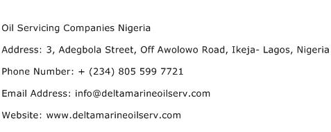 Oil Servicing Companies Nigeria Address Contact Number