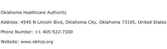 Oklahoma Healthcare Authority Address Contact Number