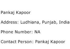 Pankaj Kapoor Address Contact Number
