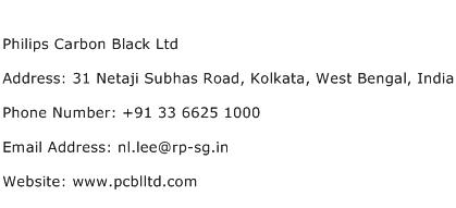 Philips Carbon Black Ltd Address Contact Number