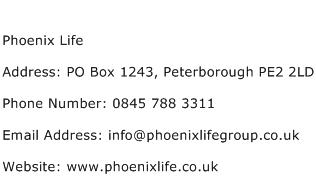 Phoenix Life Address Contact Number