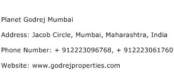 Planet Godrej Mumbai Address Contact Number