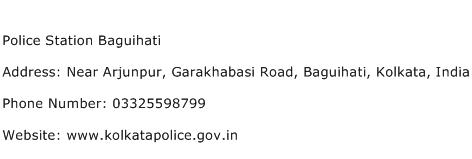 Police Station Baguihati Address Contact Number