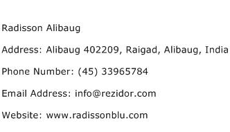 Radisson Alibaug Address Contact Number