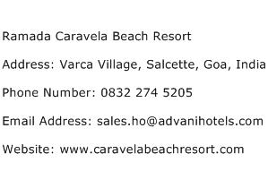 Ramada Caravela Beach Resort Address Contact Number
