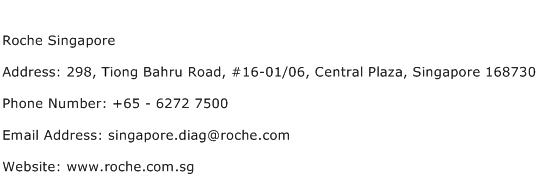Roche Singapore Address Contact Number